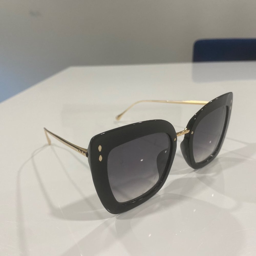 ISABEL MARANT Logo-detailed cat-eye sunglasses